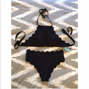 Cupshe High Neck Bathing Suite